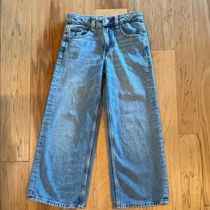 Girls Zara wide leg jeans